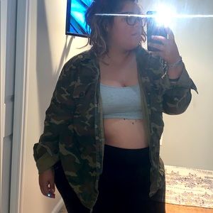 AE men’s military button up/jacket